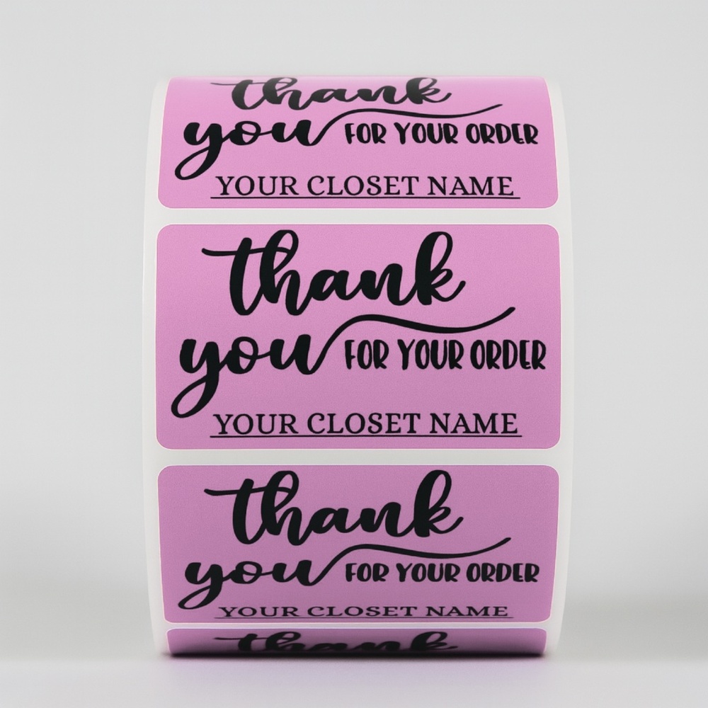 100 Stickers with Name Personalization 2in NWT | packaging supplies - Picture 3 of 6
